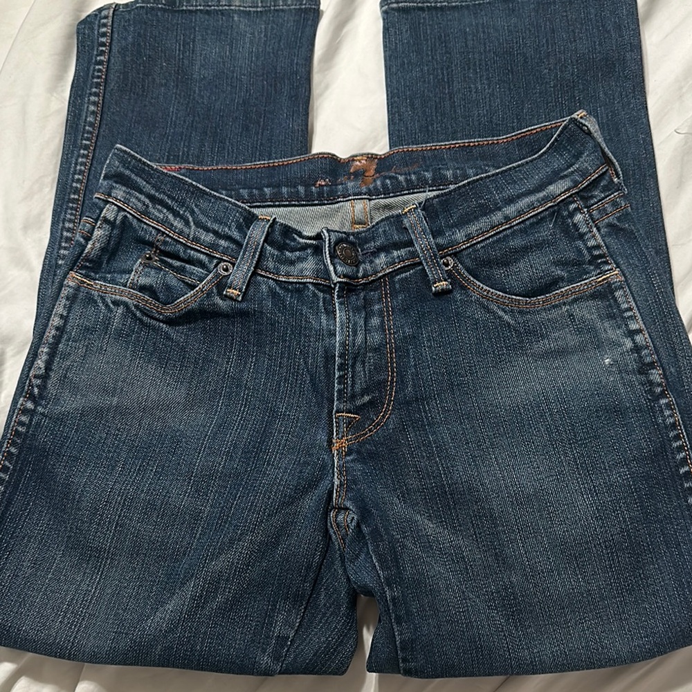 7 For All Mankind Boot Cut Jeans - Picture 1 of 9